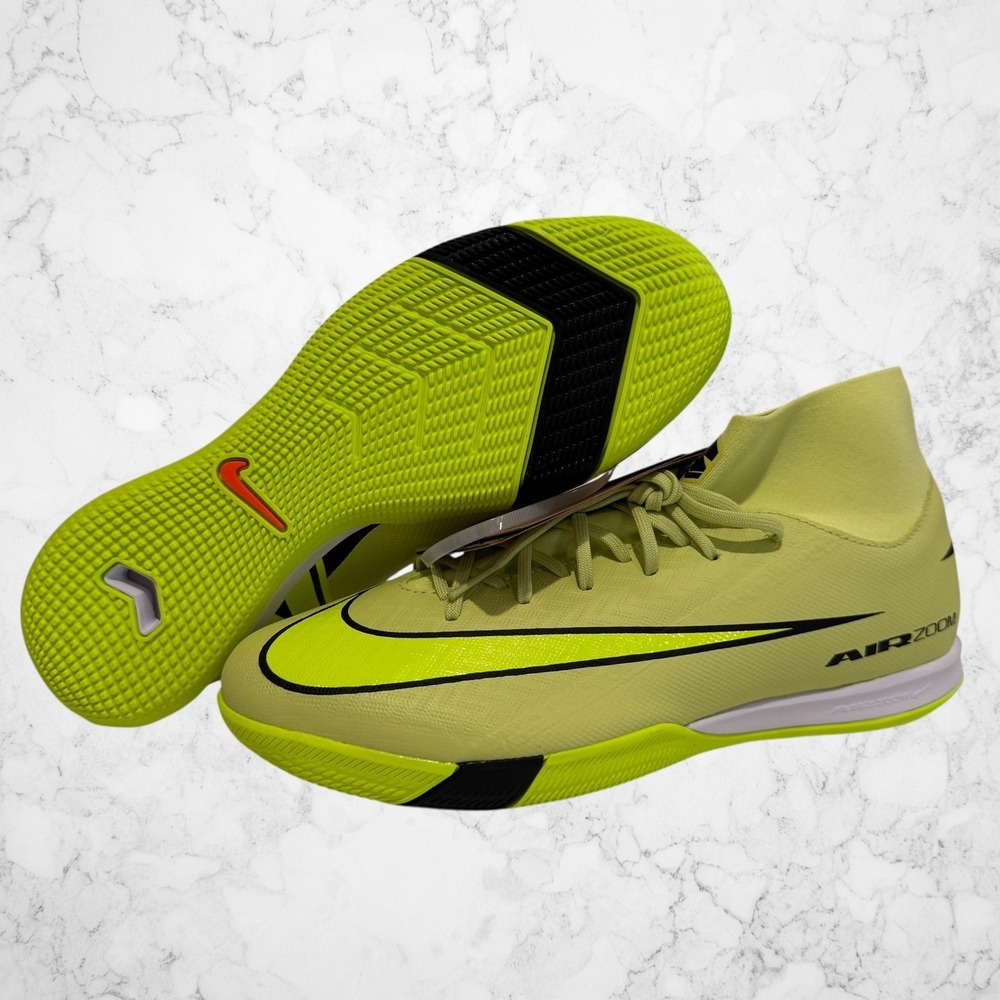 Nike ZM Superfly 10 Academy IC Limelight Hyper Men's‎ Size 8.5 Soccer FQ8332-300